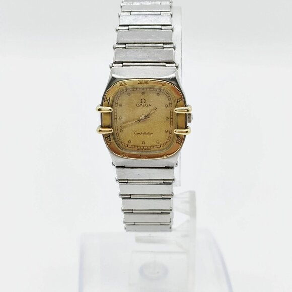Omega Watch 22mm Women's Gold X Silver 600-070825 - Picture 1 of 9